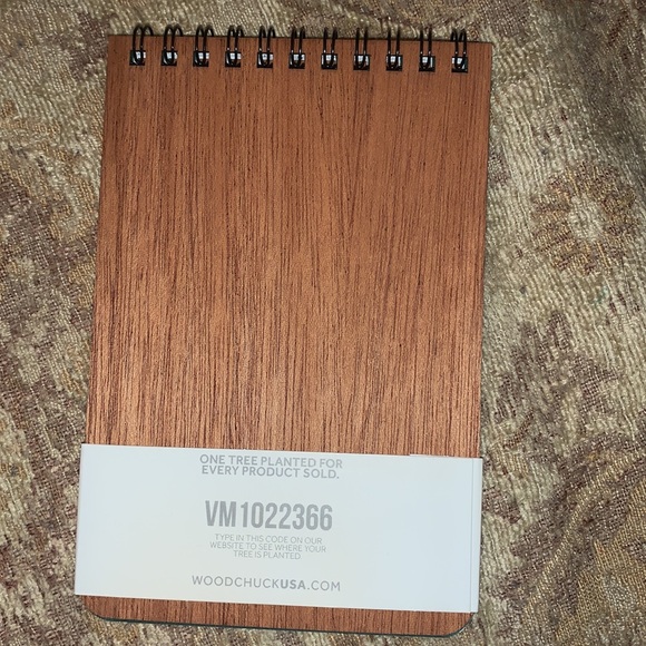 Woodchuck Wood 4"x6" Notepad Adventure NWT - Picture 2 of 2